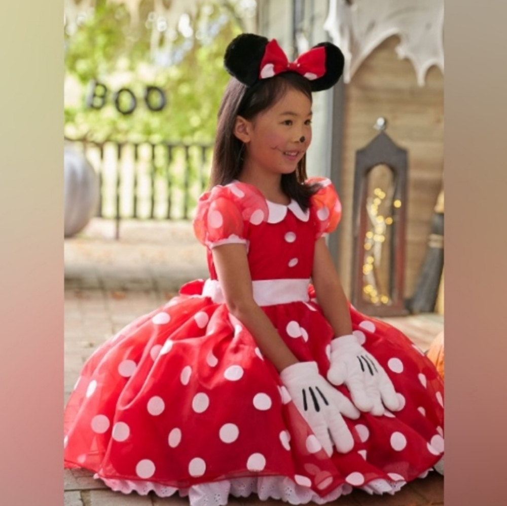 POTTERY BARNKIDS,MinnieMousedress,Size7-8,Disney,Nodamage,Amazing